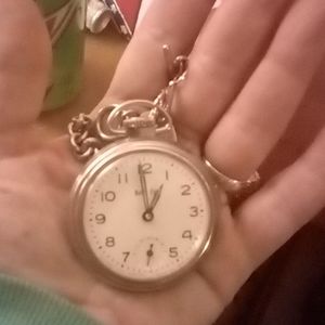 Bulls eye pocket watch, wind up